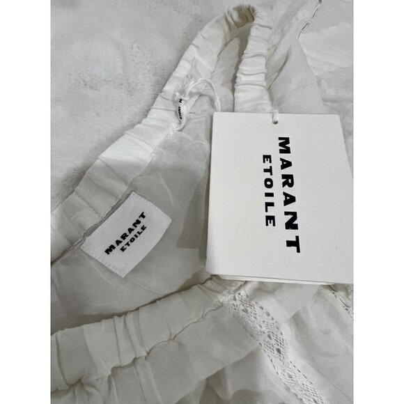 New MARANT ETOILE Size 40 Moana skirt JU0025FA-A1J54E white - Picture 3 of 11